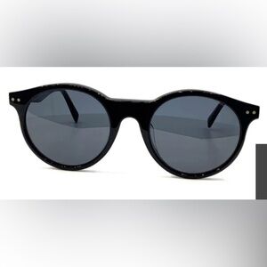 CELINE  Black Sunglasses with Gold Accents